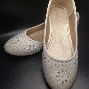 DREAM PAIRS Nina-100 Girls Dress Shoes Classic Ballet Flats